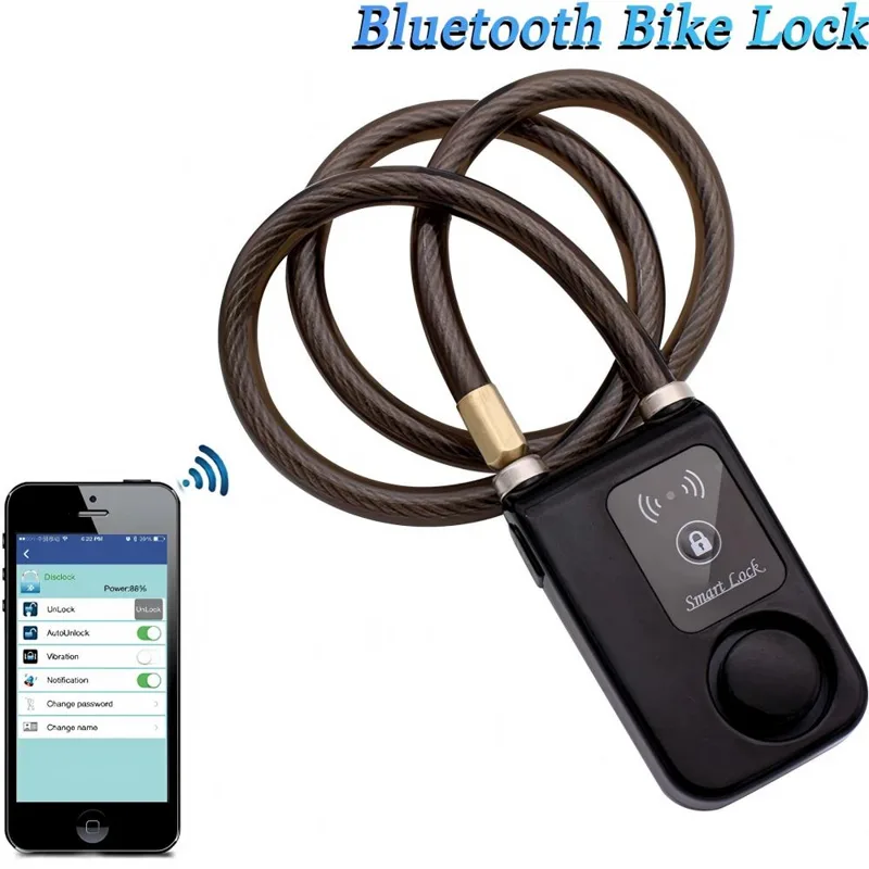 Chain Lock Combination - Kunci Sepeda Pintar Bluetooth Tahan Air