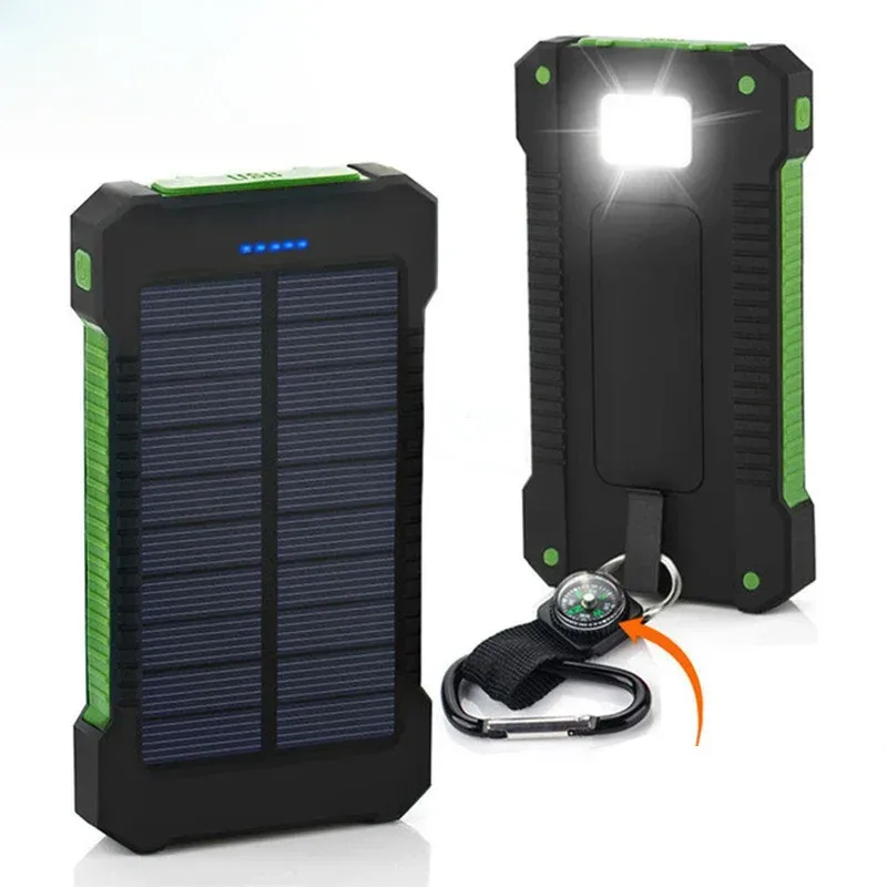 Usb Charger Dynamo - Bank Daya Tenaga Surya Portabel 20000mAh