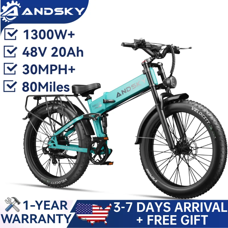 Commuting On Mountain Bike - Sepeda Listrik Lipat ANDSKY Forge 26,