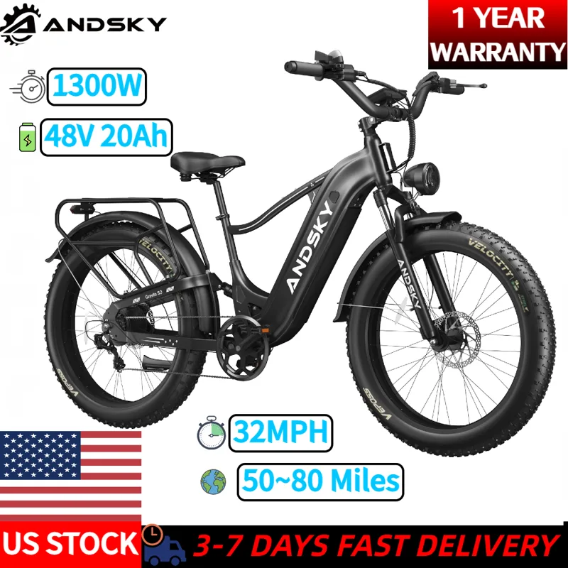 Commuting On Mountain Bike - Sepeda Listrik ANDSKY Gravita SO untuk