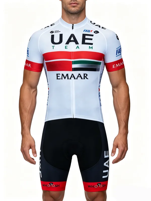 Cycling Commuter Shorts - Set Jersey Bersepeda UAE 2026 Klasik,