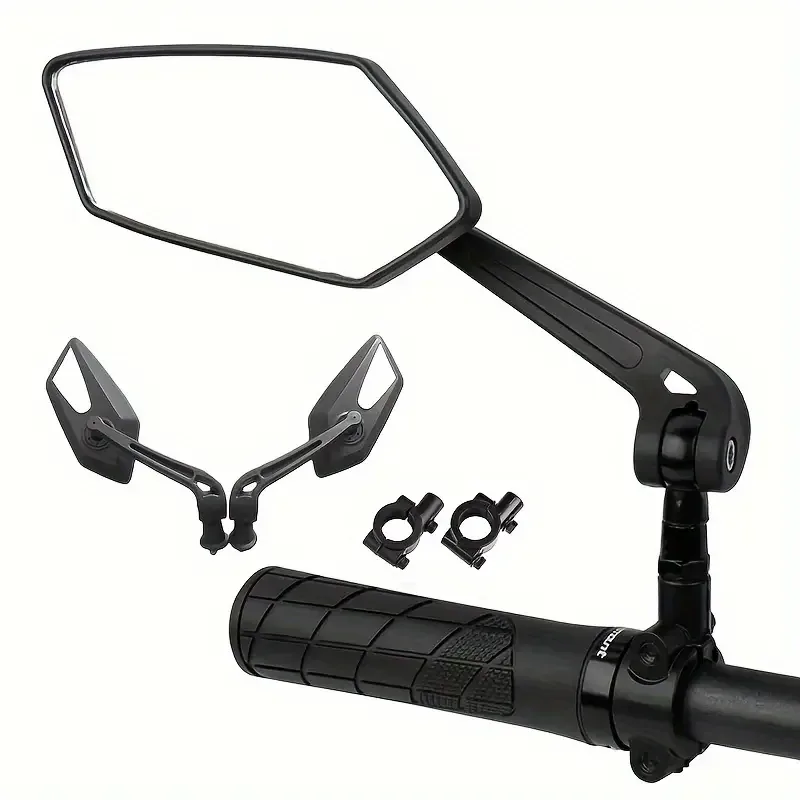 Mirror Handlebar Convex - 2 Buah Cermin Stang Sepeda Motor,
