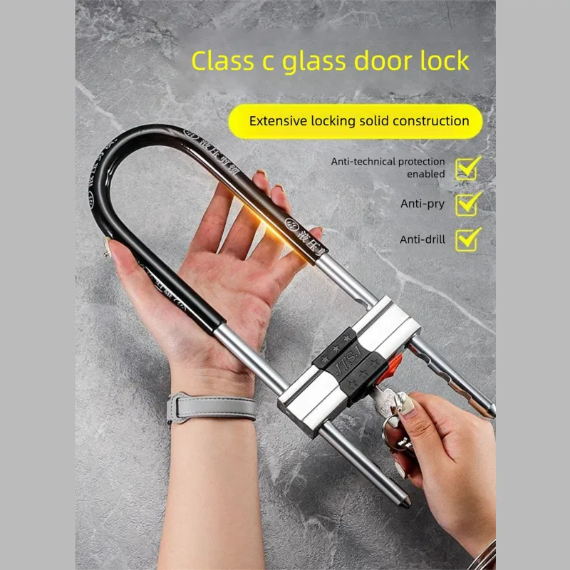 U Lock Heavy Duty - Kunci Kombinasi Sepeda Model U, Kunci