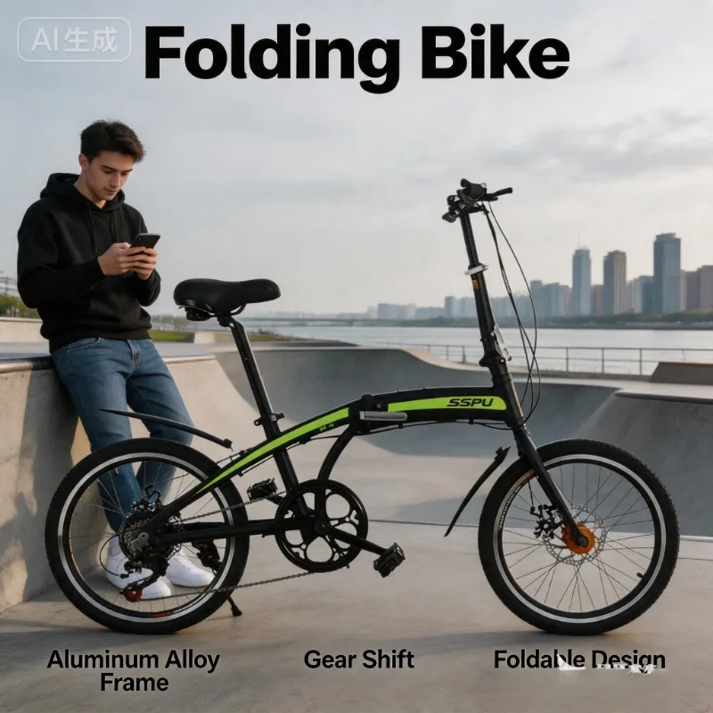 Commuter Biking - Sepeda Lipat UltraLight 20 Inci -