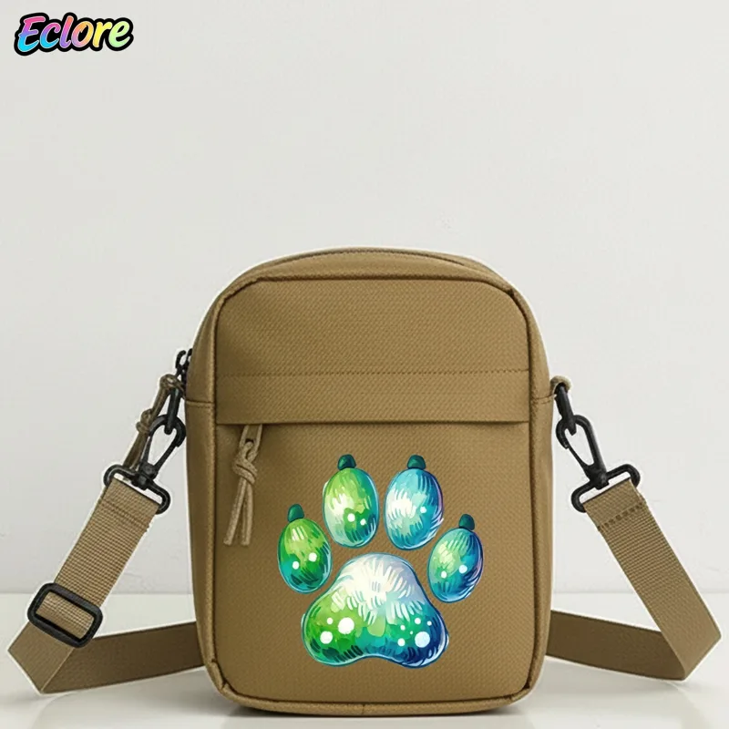 Cycling To Commute - Tas Bahu Motif Jejak Kaki Hewan
