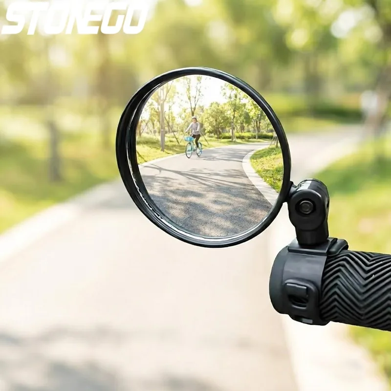 Mirror Handlebar Convex - Kaca Spion Sepeda yang Dapat Disesuaikan,