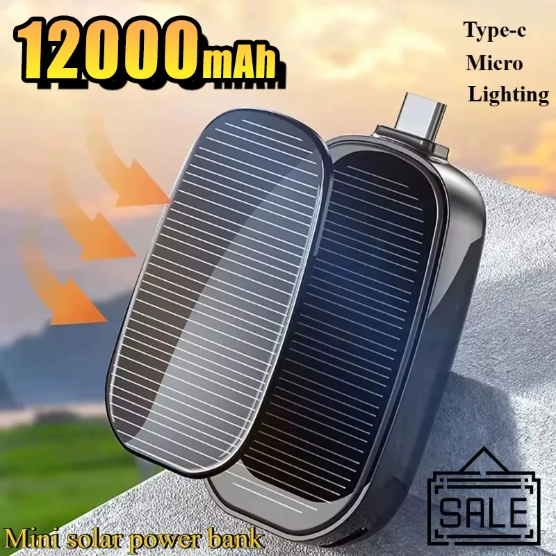 Usb Charger Dynamo - Power Bank Mini Portabel Tenaga Surya