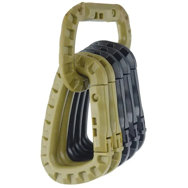 Chain Lock Combination - Carabiner taktis pengunci cepat baja plastik,