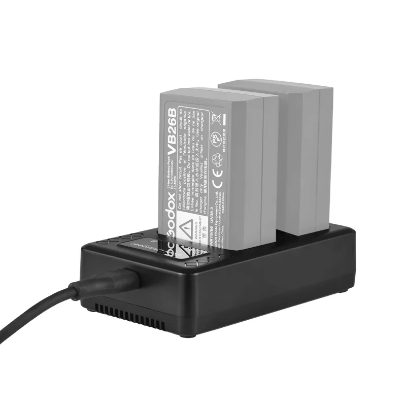 Usb Charger Dynamo - Pengisi Daya Baterai Portabel 2 Slot