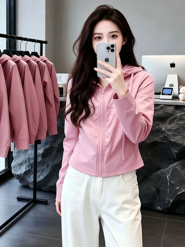 Cycling Commute Jacket - Jaket Wanita Musim Panas 2026 Bahan