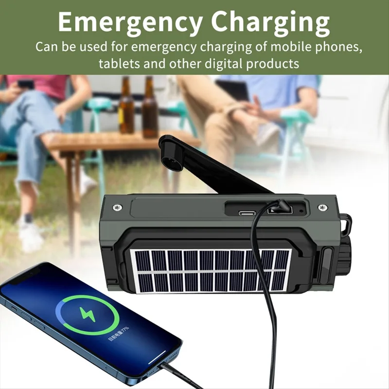 Usb Charger Dynamo - Radio Tenaga Surya Portabel A26Z, Radio