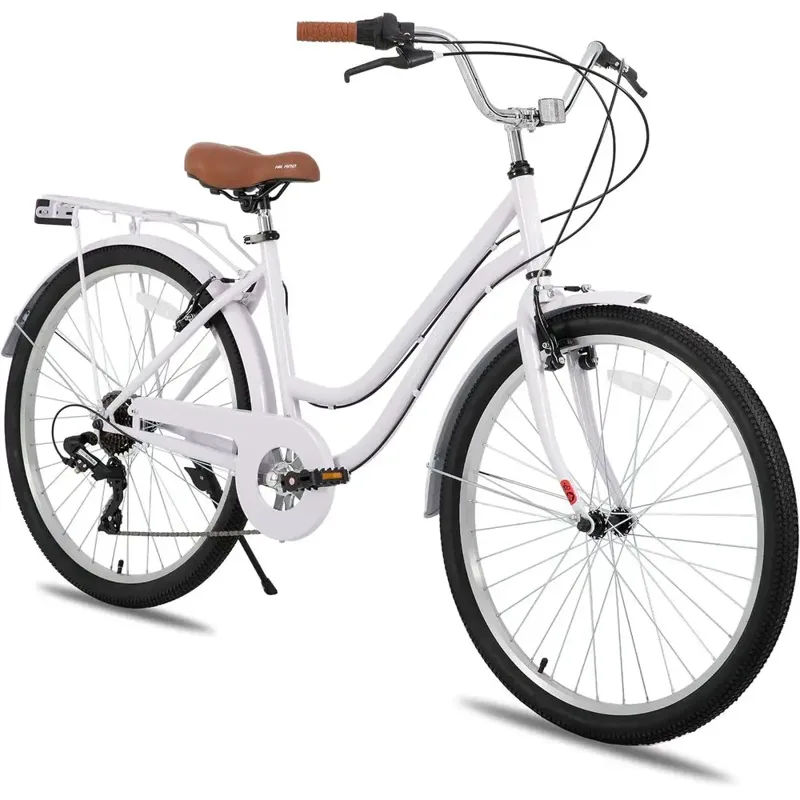 Cycling Commute Speed - Sepeda Cruiser 26 7-Speed Step-Through dengan