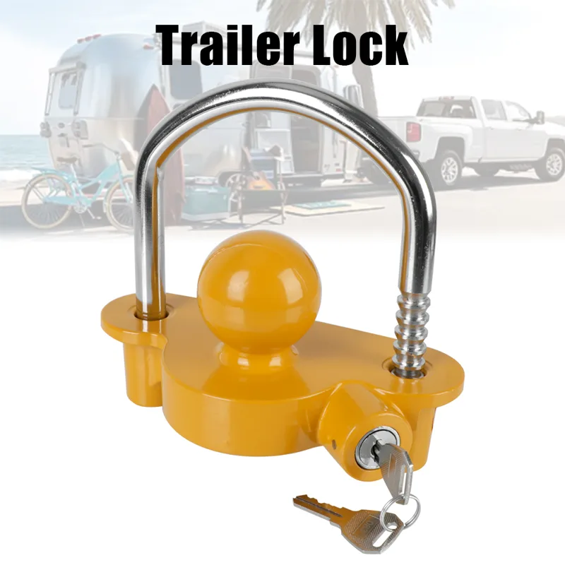 U Lock Heavy Duty - Bola derek keamanan Trailer Coupler anti-maling