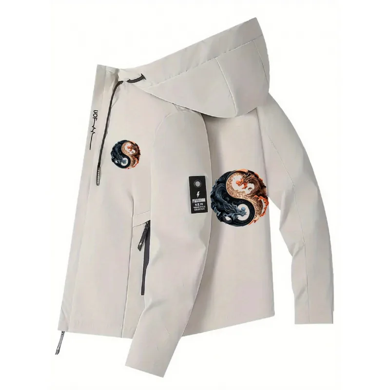Cycling Commute Jacket - Jaket Berkerudung Pria - Mantel Tahan