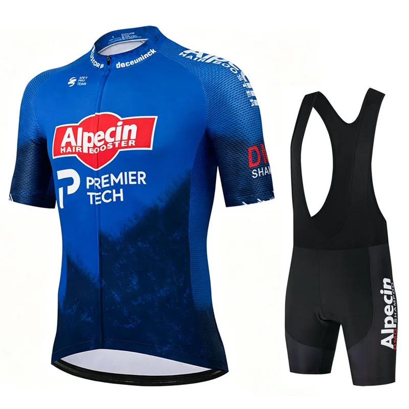 Cycling Commuter Shorts - Alpecin Pro Bersepeda Jersey Set Pria