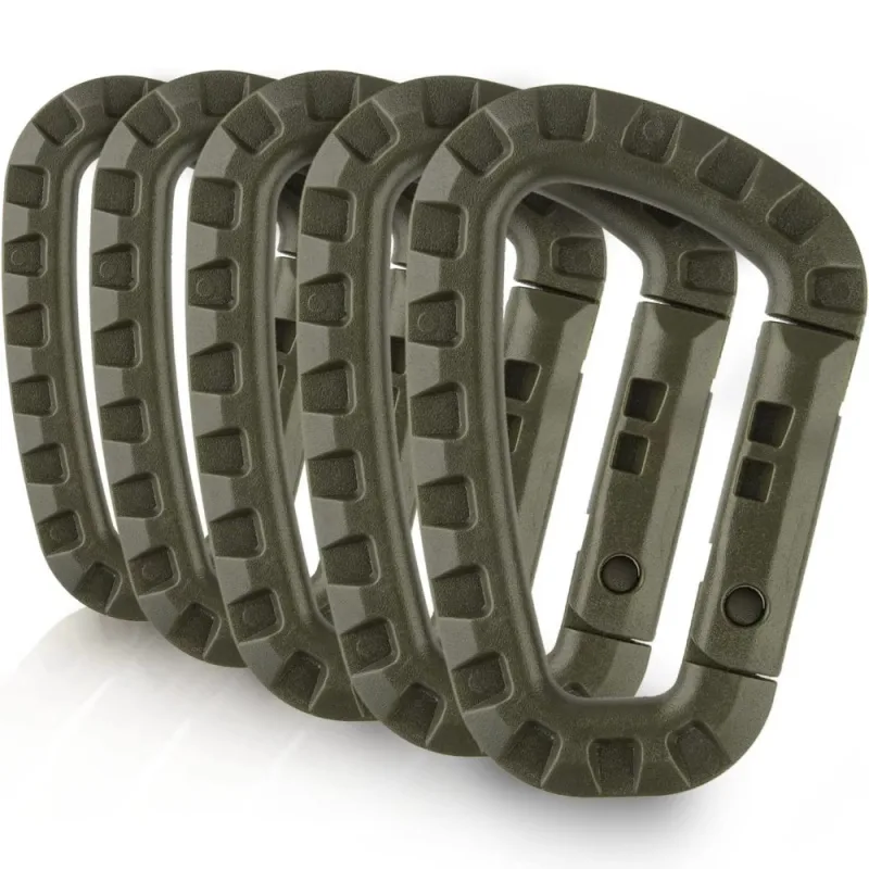 Chain Lock Combination - 2/5/16 Buah Set Karabiner Taktis Baja