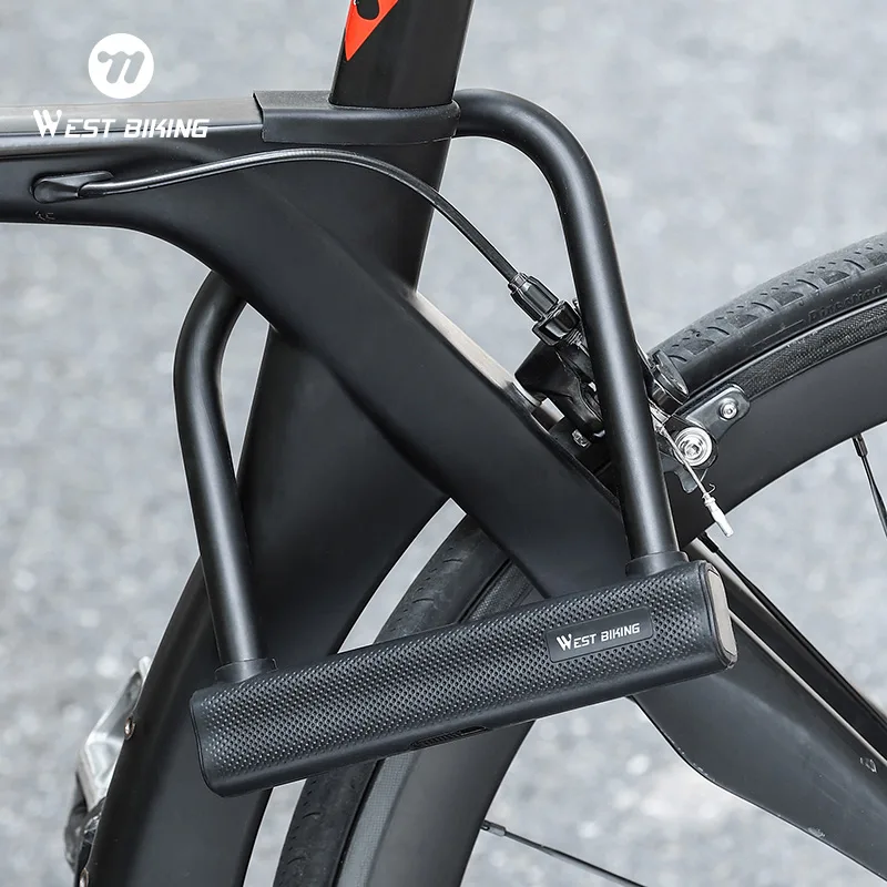 U Lock Heavy Duty - WEST BIKING MTB Road Bike Motorcycle