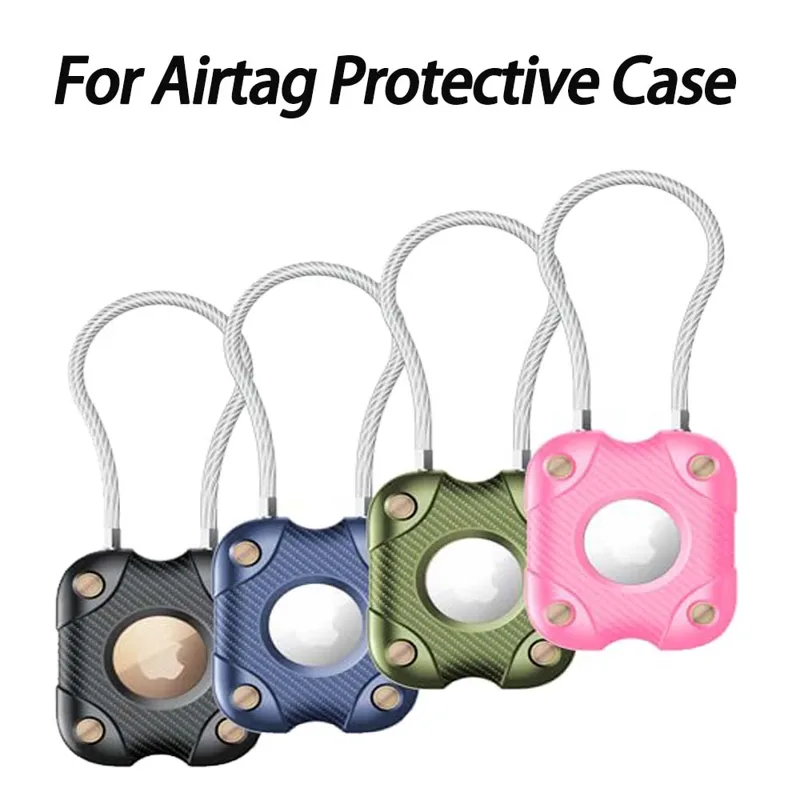 Chain Lock Combination - Penyangga Airtag dengan Kabel Kawat, Gantungan