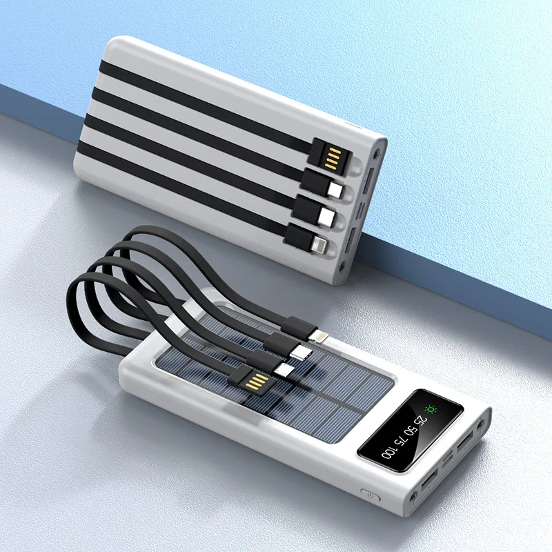 Usb Charger Dynamo - Power Bank tenaga surya, dengan kabel