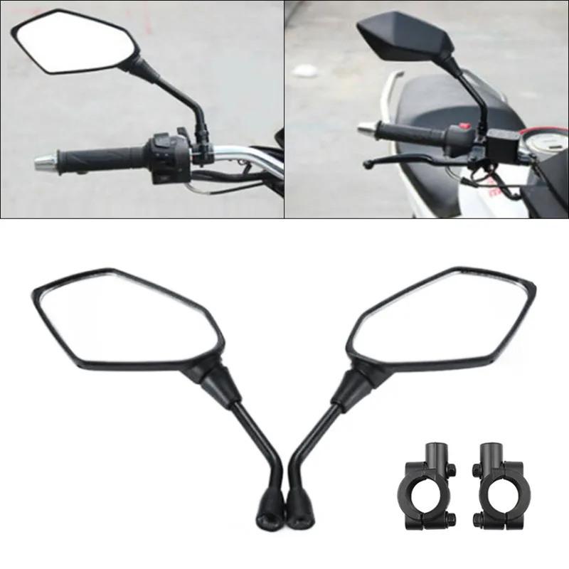 Mirror Handlebar Convex - 2 Buah Kaca Spion Cembung Sepeda