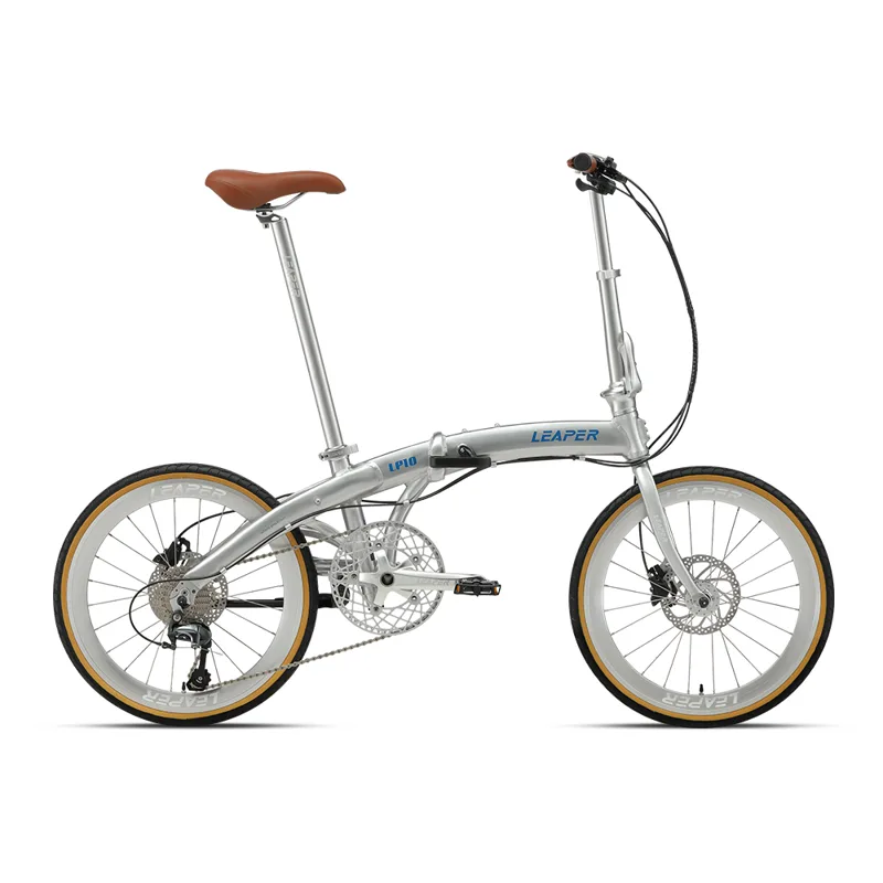 Commuter Biking - Sepeda Lipat Kulit Coklat Baru 451mm