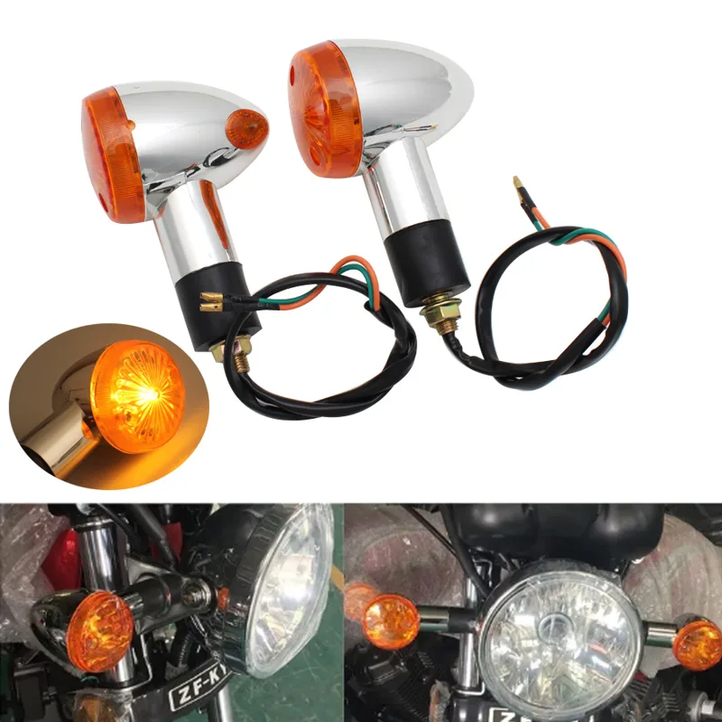 Bike Light Front Rear - Lampu sein sepeda motor Universal, lampu