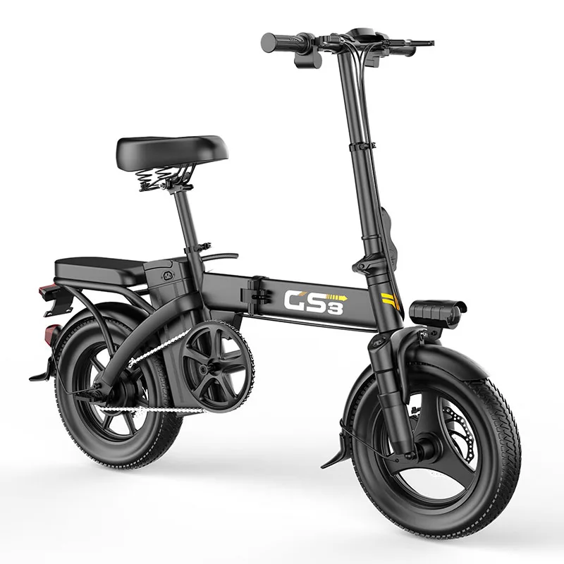 Commuter Biking - Sepeda Listrik 14-Inci Mudah Dilipat, Sepeda