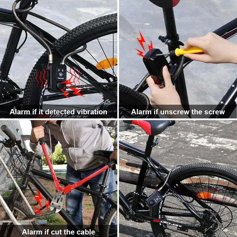 Kunci Sepeda Pintar Bluetooth  - Chain Lock Combination ulasan dan harga