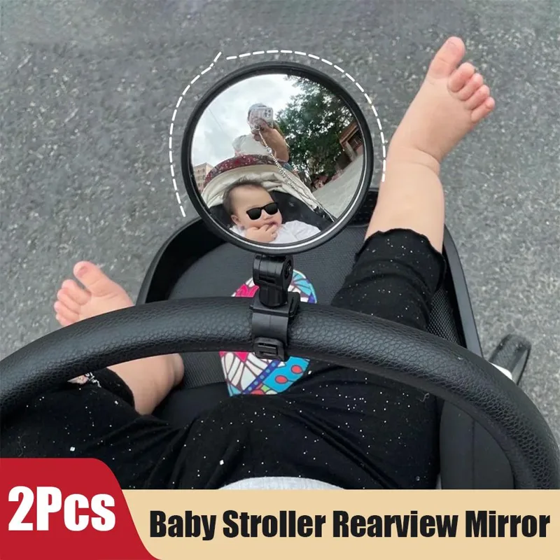 2 Buah Cermin Sepeda Dapat Dis - Mirror Handlebar Convex ulasan dan harga