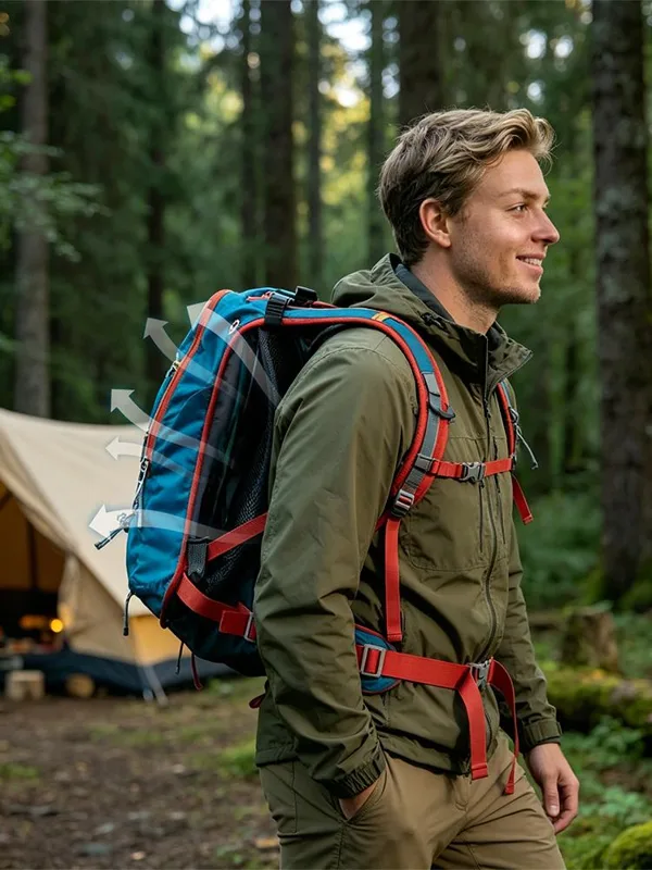 Bantalan Ventilasi Ransel Pane - Cycling Commute Backpack ulasan dan harga