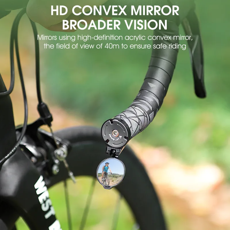 WEST BIKING HD Kaca Spion Sepe - Mirror Handlebar Convex ulasan dan harga