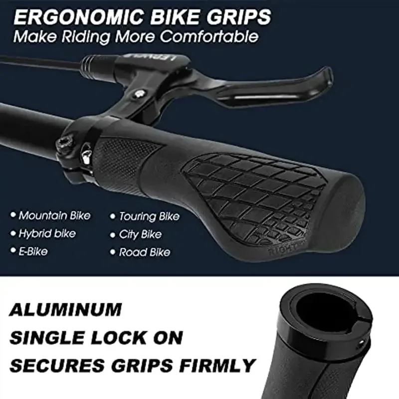 Pegangan Sepeda Karet Paduan d - Commuting On Mountain Bike ulasan dan harga