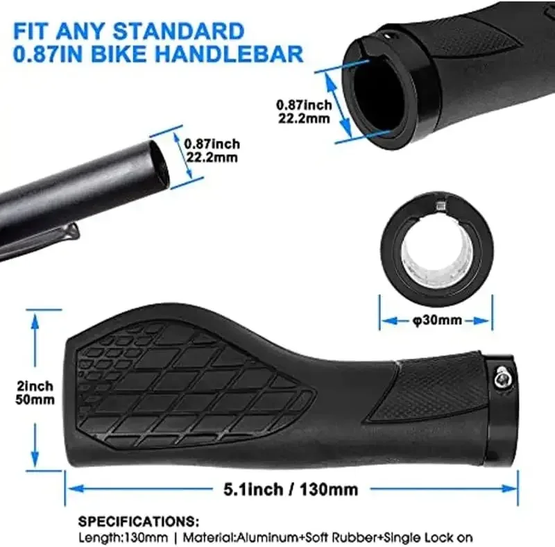 Pegangan Sepeda Karet Paduan d - Commuting On Mountain Bike ulasan dan harga