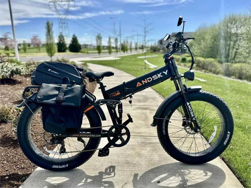 Sepeda Listrik Lipat ANDSKY Fo - Commuting On Mountain Bike ulasan dan harga