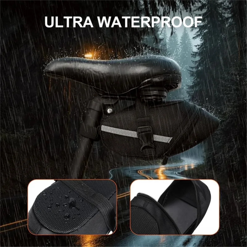 B72ABG 2 Paket Tas Sepeda, Tas - Saddle Bag Under Seat ulasan dan harga