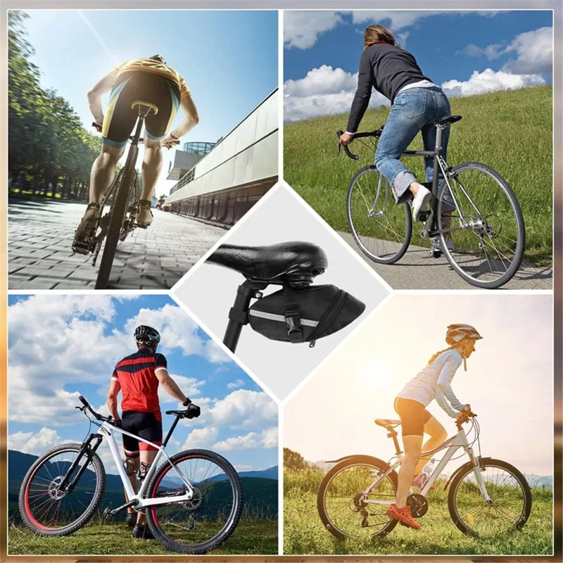 B72ABG 2 Paket Tas Sepeda, Tas - Saddle Bag Under Seat ulasan dan harga