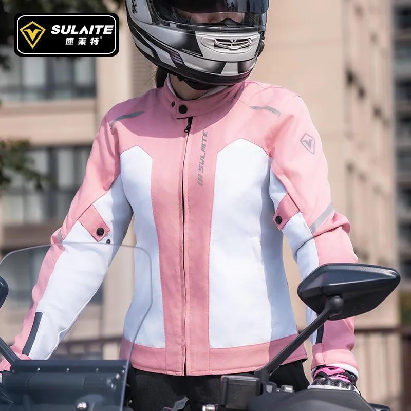 Setelan bersepeda motor wanita - Cycling Commute Jacket ulasan dan harga
