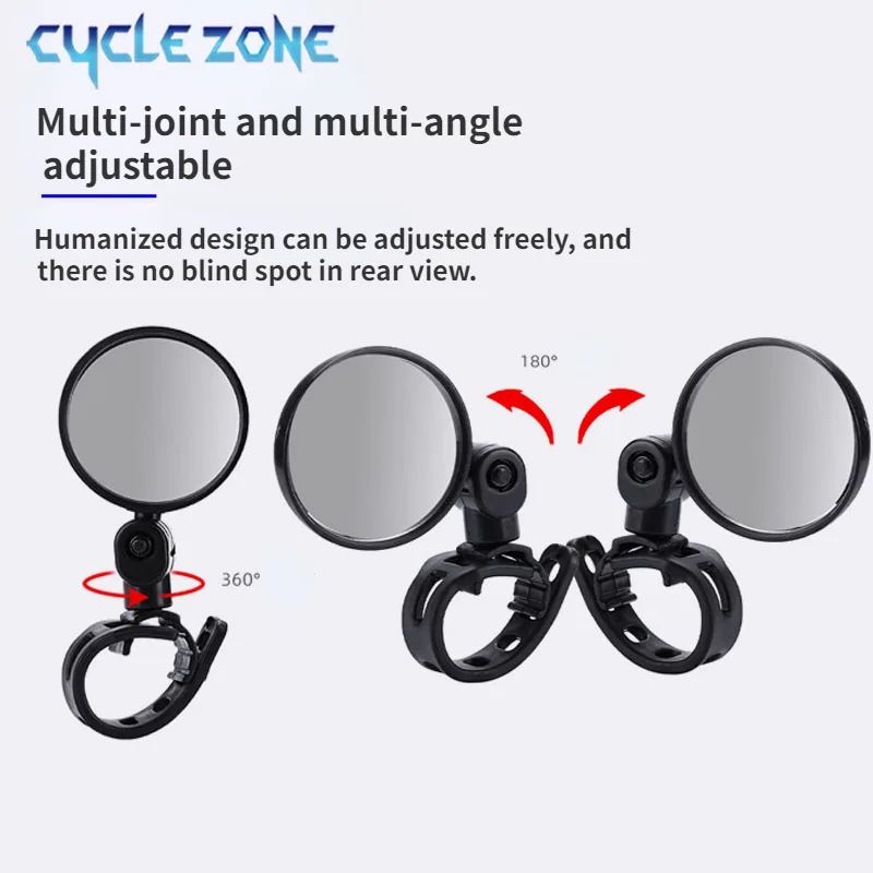 2 Buah Kaca Spion Sepeda 360 D - Cycling Zones ulasan dan harga