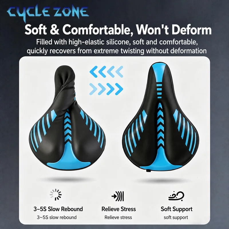 Penutup Sadel Sepeda Silikon T - Cycling Zones ulasan dan harga