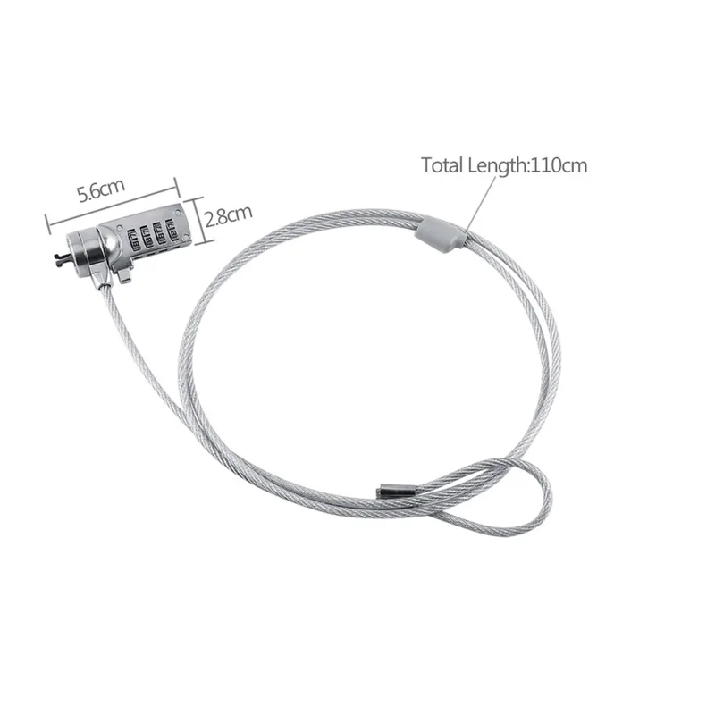 Pencegah pencurian Laptop komb - Chain Lock Combination ulasan dan harga