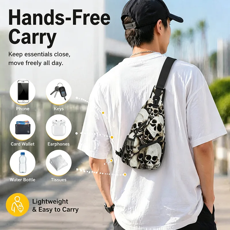 Tas Selempang Dada Pria, Tas S - Cycling Commute Essentials ulasan dan harga