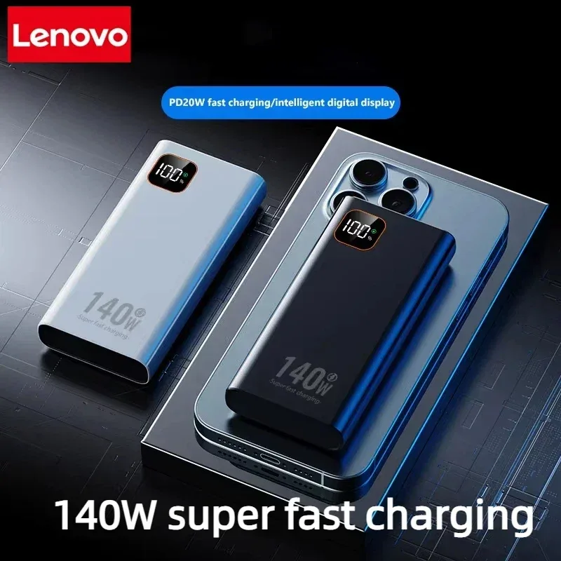 Lenovo 140W 500000mAh Power Ba - Usb Charger Dynamo ulasan dan harga