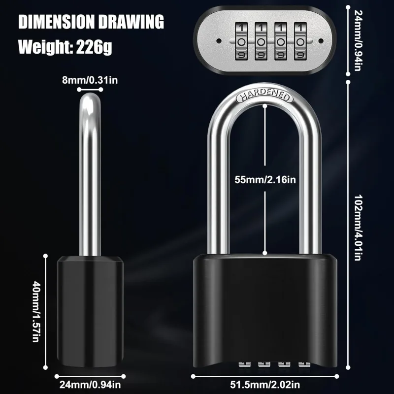 Gembok Kombinasi Tahan Cuaca T - U Lock Heavy Duty ulasan dan harga