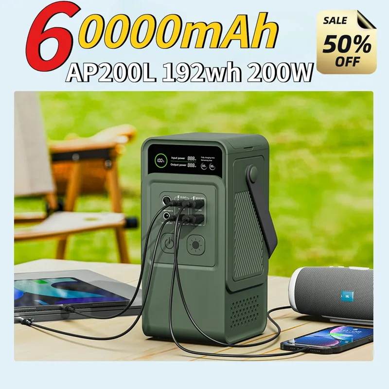 60000MAh 200W 192Wh Pembangkit - Usb Charger Dynamo ulasan dan harga