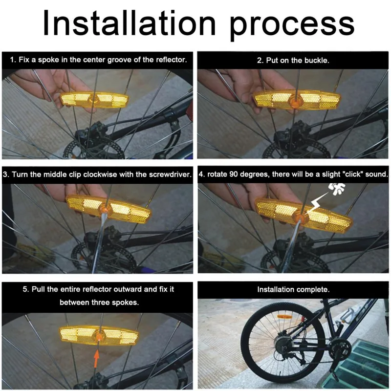 Reflektor Peringatan Sepeda Se - Spoke Reflector Set ulasan dan harga