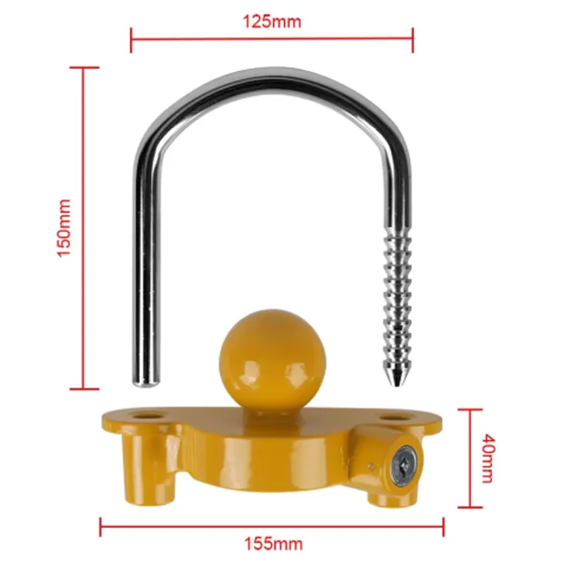 Kunci Pengaman Trailer Tugas B - U Lock Heavy Duty ulasan dan harga