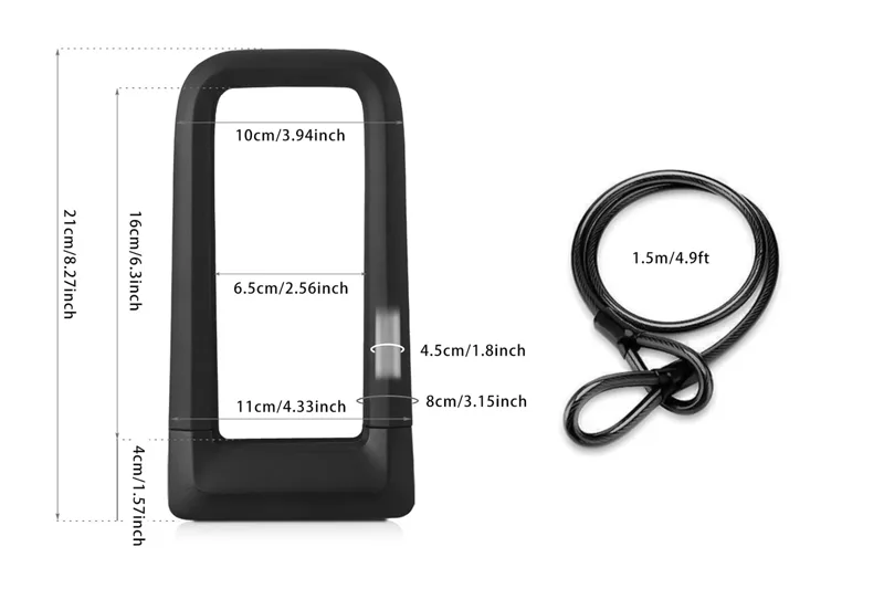 Kunci Sepeda Cyrusher Heavy Du - U Lock Heavy Duty ulasan dan harga