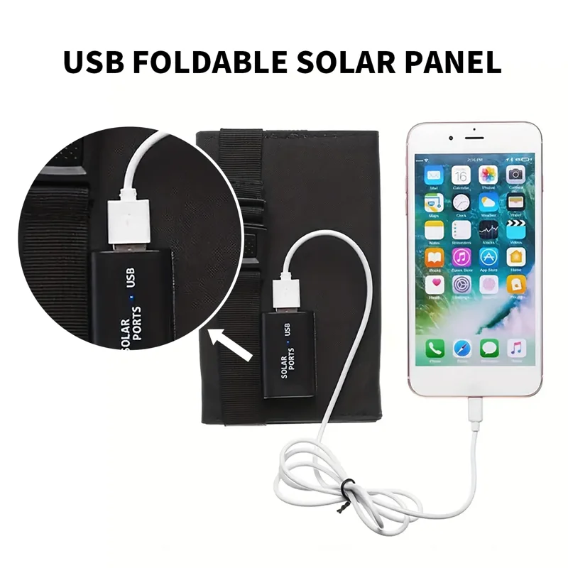 Panel Surya Lipat 20W 50W 60W  - Usb Charger Dynamo ulasan dan harga