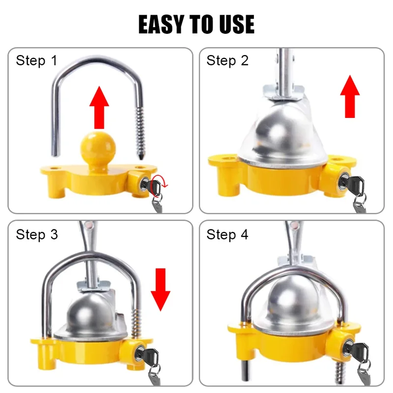 Bola derek keamanan Anti Malin - U Lock Heavy Duty ulasan dan harga