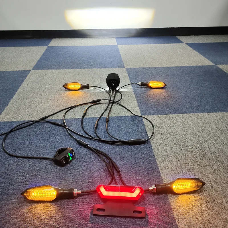 Set lampu kabel sepeda listrik - Bike Light Front Rear ulasan dan harga